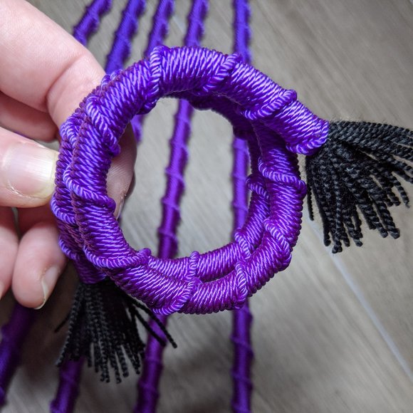 Purple 20 INCH Dreadlock Hair Wraps - Picture 1 of 16